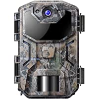 Victure Cámara de Caza Nocturna 20MP 1080P con Diseño Impermeable IP66 Cámara de Fototrampeo con Detección de Acción LED…